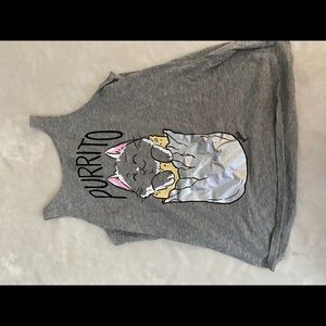 justice “purrito” shirt